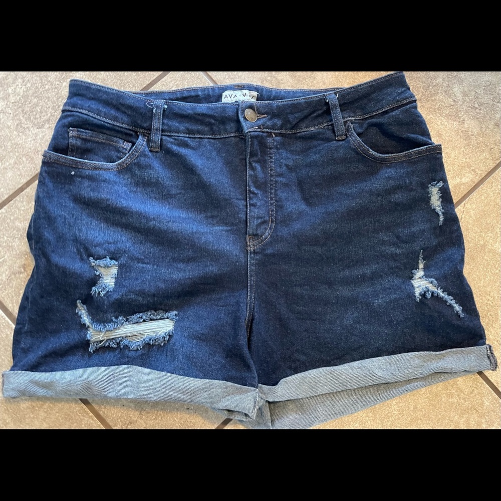 Ava & Viv Jean shorts Highwasted distressed